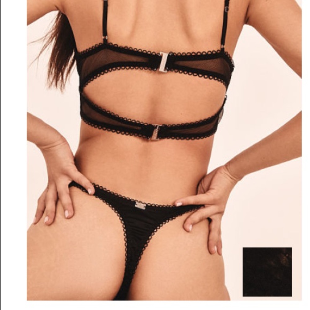 For Love & Melons Faye Lace Thong panty size S